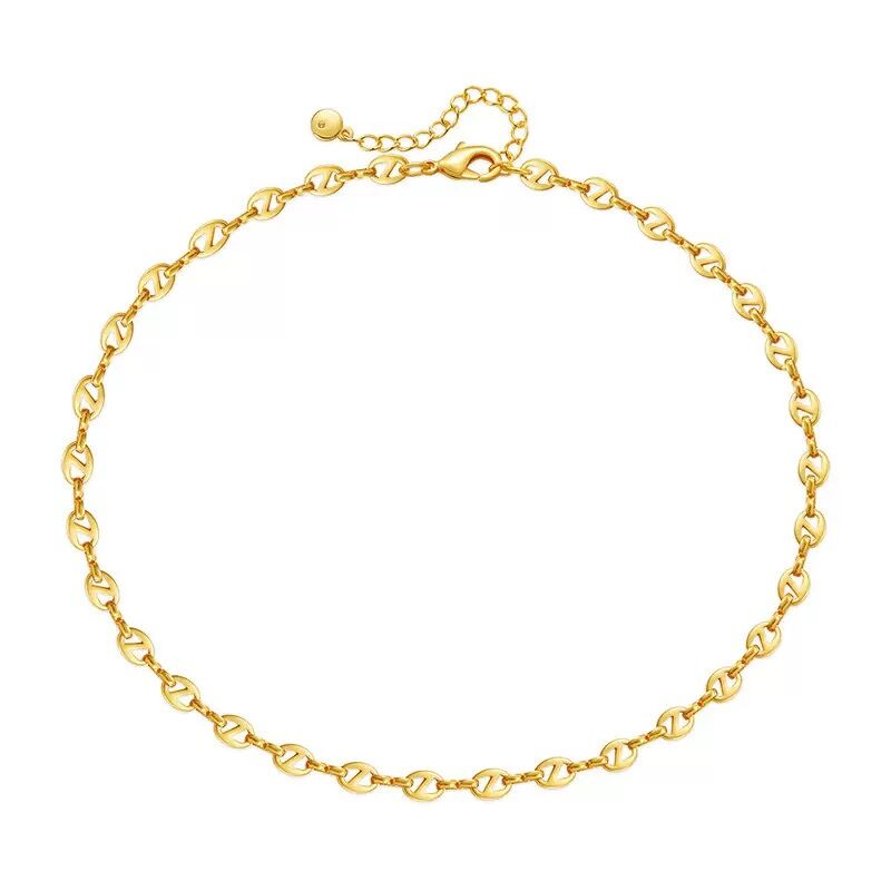 Collier Plaqué  Or 18k Cgn063