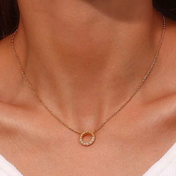 Collier Plaqué  Or Cgn069 thumbnail 3