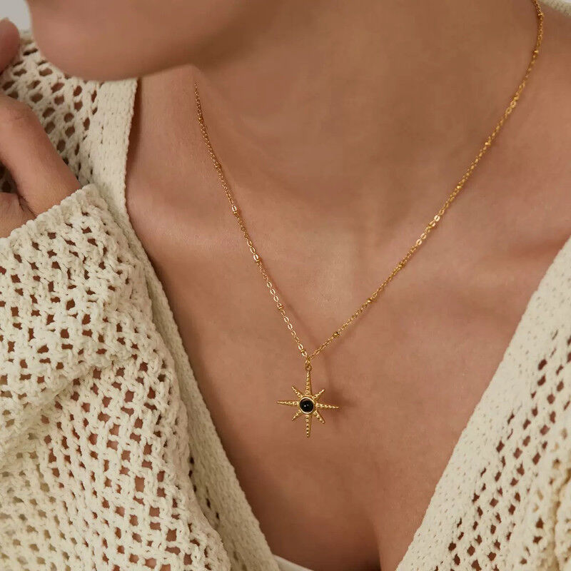 Collier Plaqué  Or Cgn071 thumbnail 3