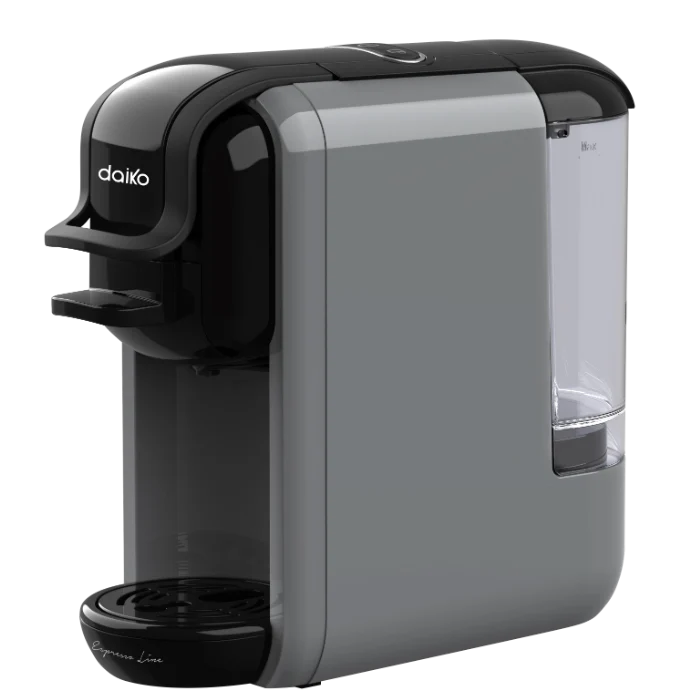 Daiko - Machine à Café Expresso 5en1 - 19 Bar - 1450W - Gris