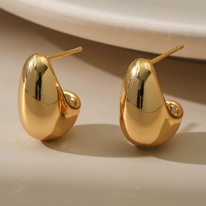 Boucles D’oreilles Élégantes à la Finition Soignée Ogn008