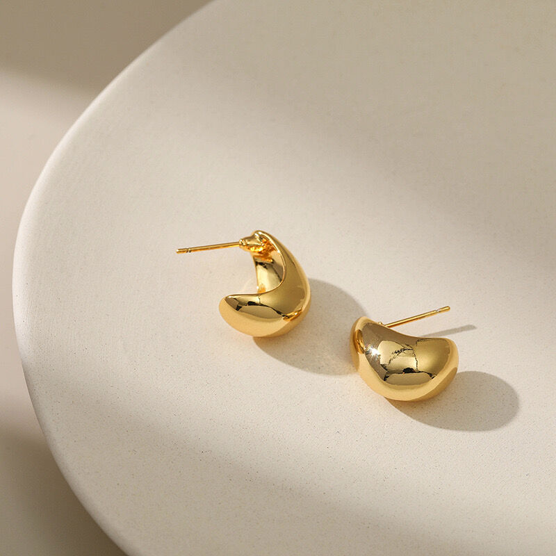 Boucles D’oreilles Élégantes à la Finition Soignée Ogn008 thumbnail 3
