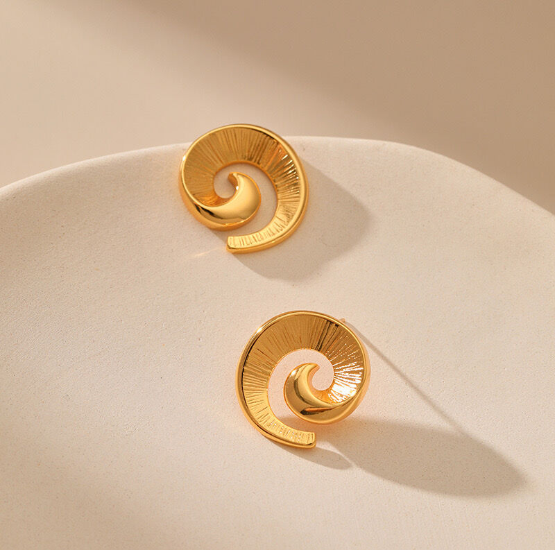 Boucles D’oreilles Élégantes à la Finition Soignée Ogn009 thumbnail 3