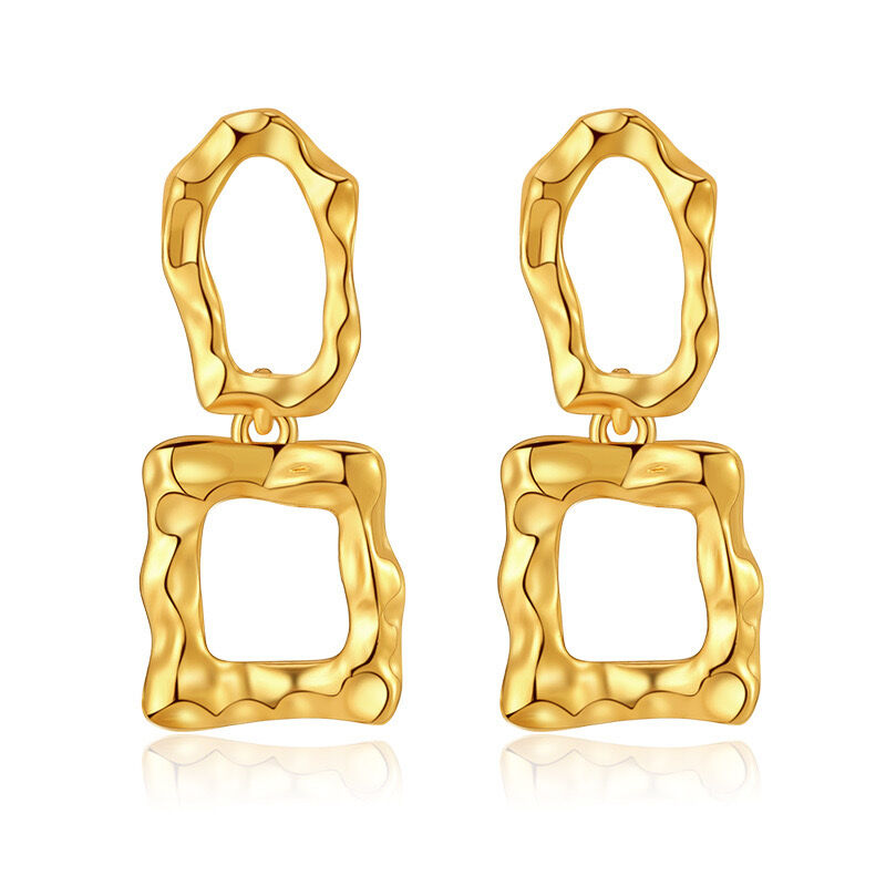 Boucles D’oreilles Élégantes à la Finition Soignée Ogn015