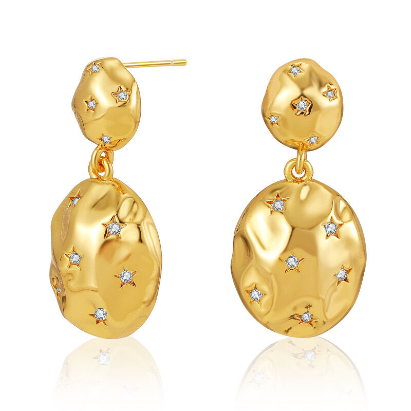 Boucles D’oreilles Élégantes à la Finition Soignée Ogn017
