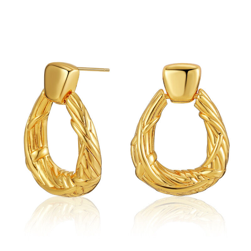 Boucles D’oreilles Élégantes à la Finition Soignée Ogn025