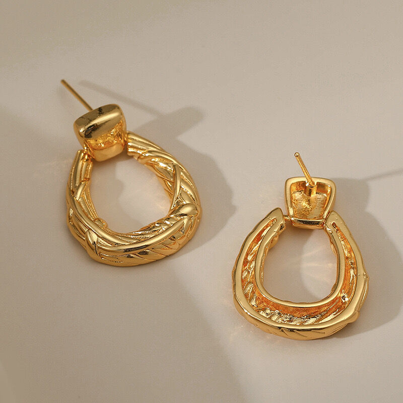 Boucles D’oreilles Élégantes à la Finition Soignée Ogn025 thumbnail 3