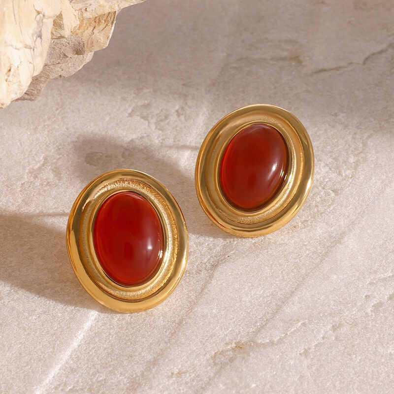 Boucles D'oreilles Plaqué Or Ogn083 thumbnail 3