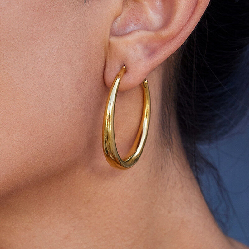 Boucles D'oreilles Plaqué Or Ogn105-1