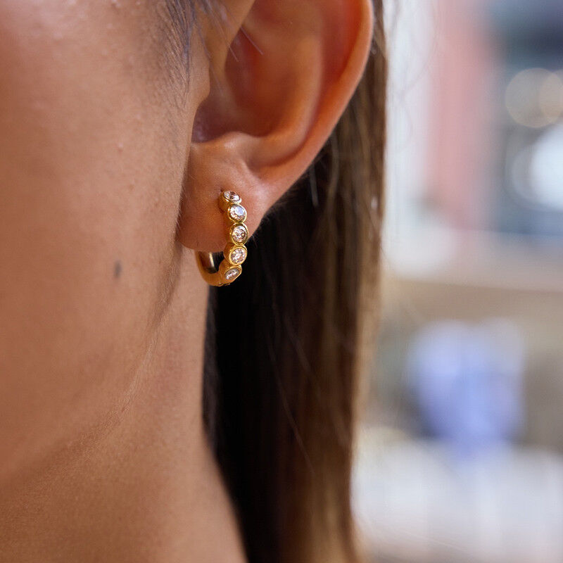 Boucles D'oreilles Plaqué Or Ogn110 thumbnail 4