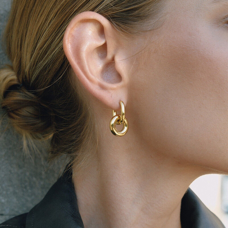 Boucles D'oreilles Plaqué Or Ogn114-1 thumbnail 4