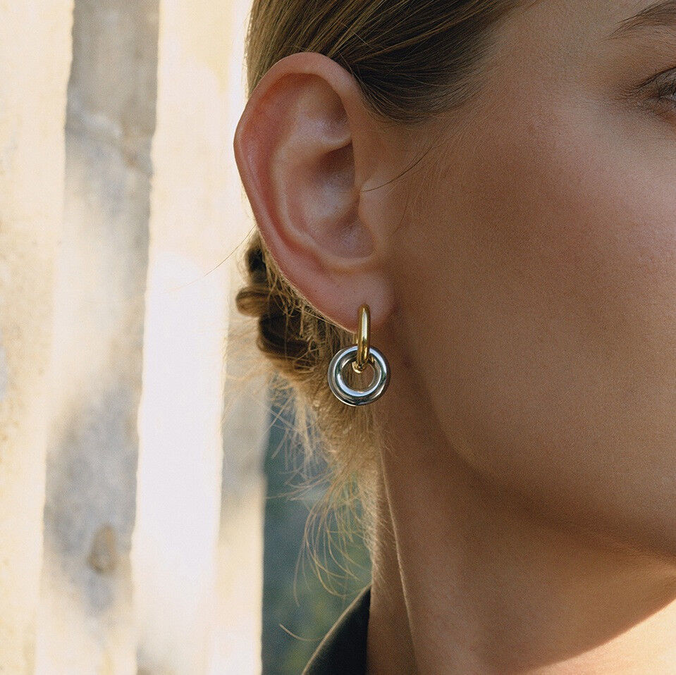 Boucles D'oreilles Plaqué Or Ogn114-2 thumbnail 3