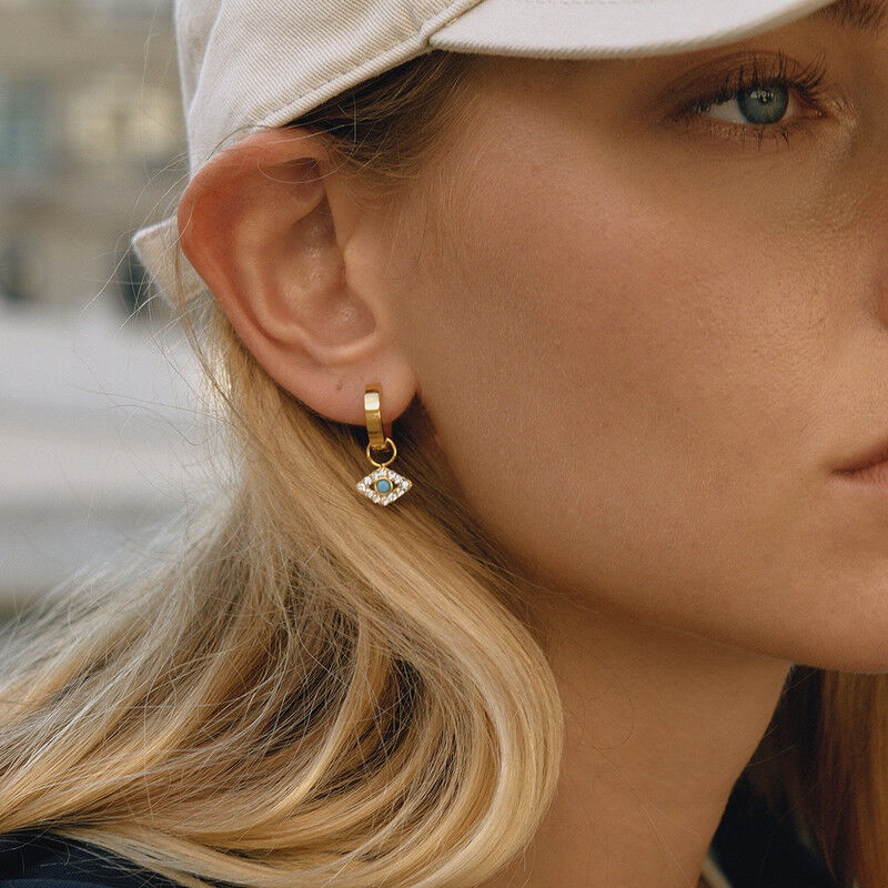 Boucles D'oreilles Plaqué Or Ogn117 thumbnail 3