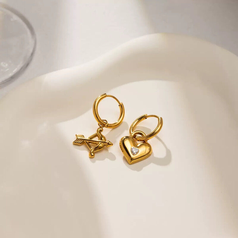 Boucles D'oreilles Plaqué Or Ogn120 thumbnail 3