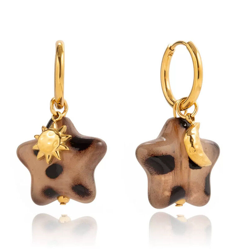 Boucles D'oreilles Plaqué Or Ogn122