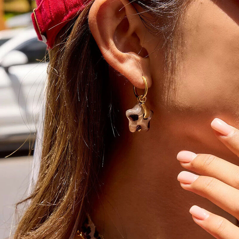 Boucles D'oreilles Plaqué Or Ogn122 thumbnail 3
