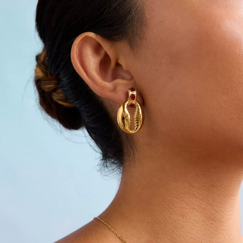 Boucles D'oreilles Plaqué Or Ogn128 thumbnail 3