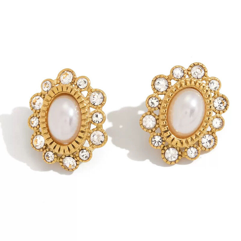 Boucles D'oreilles Plaqué Or Ogn130