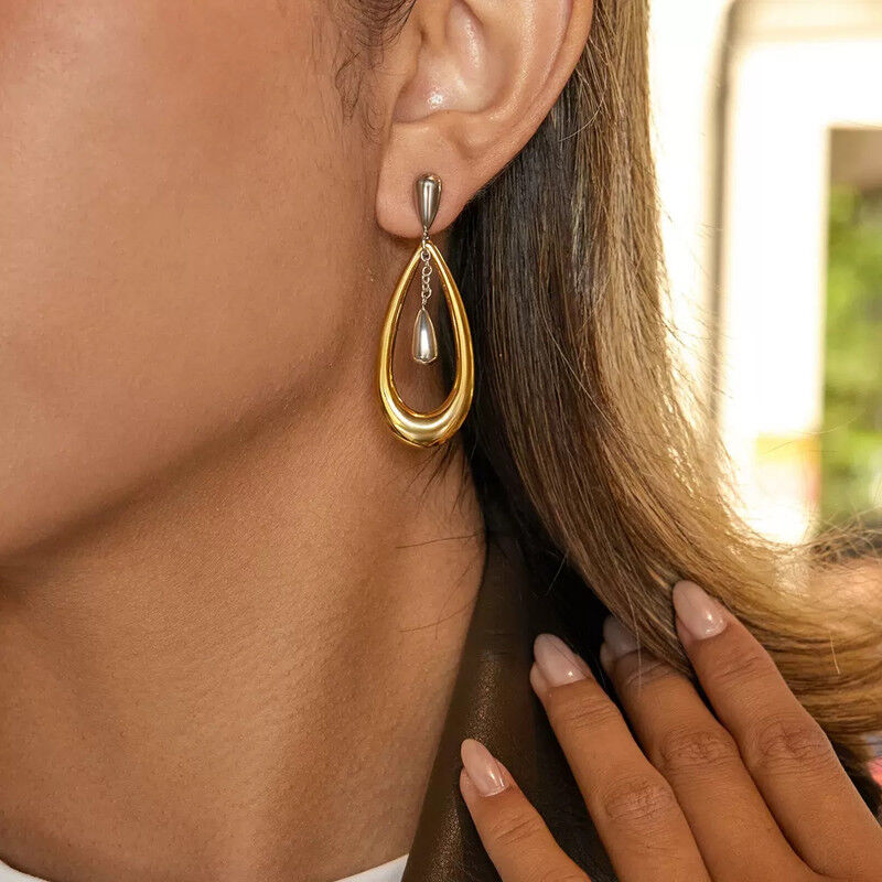 Boucles D'oreilles Plaqué Or Ogn132