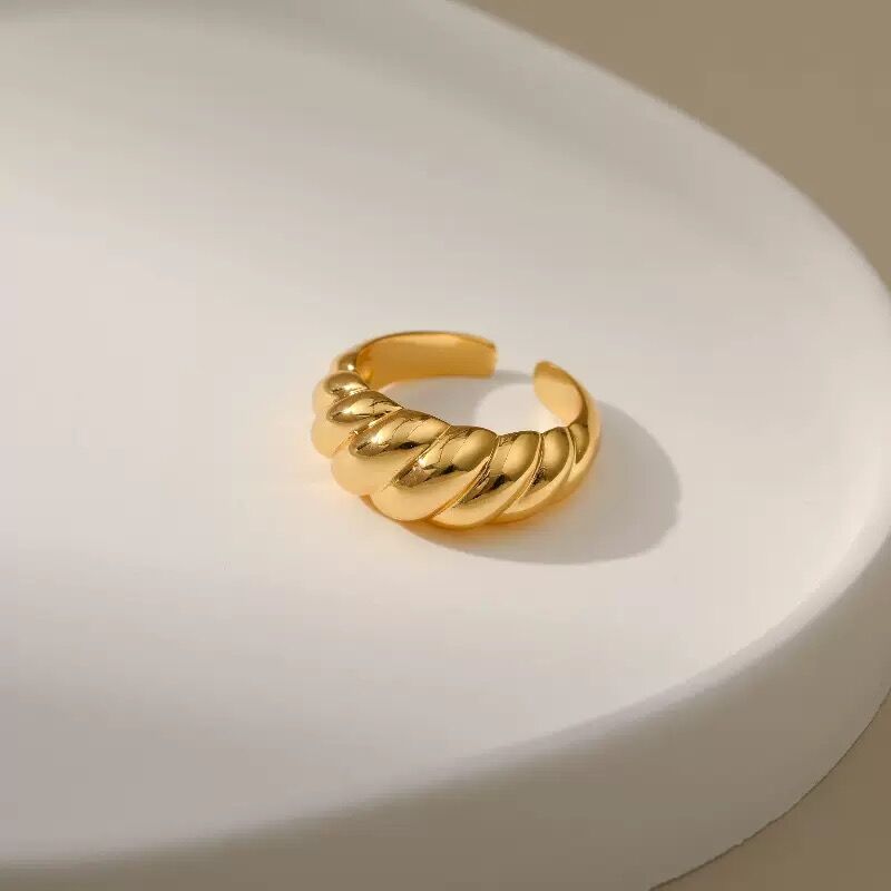Bague Plaqué  Or Rgn051 thumbnail 3