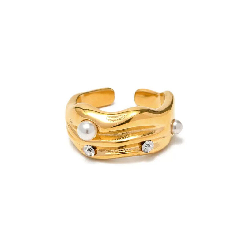 Bague Plaqué Or Rgn072