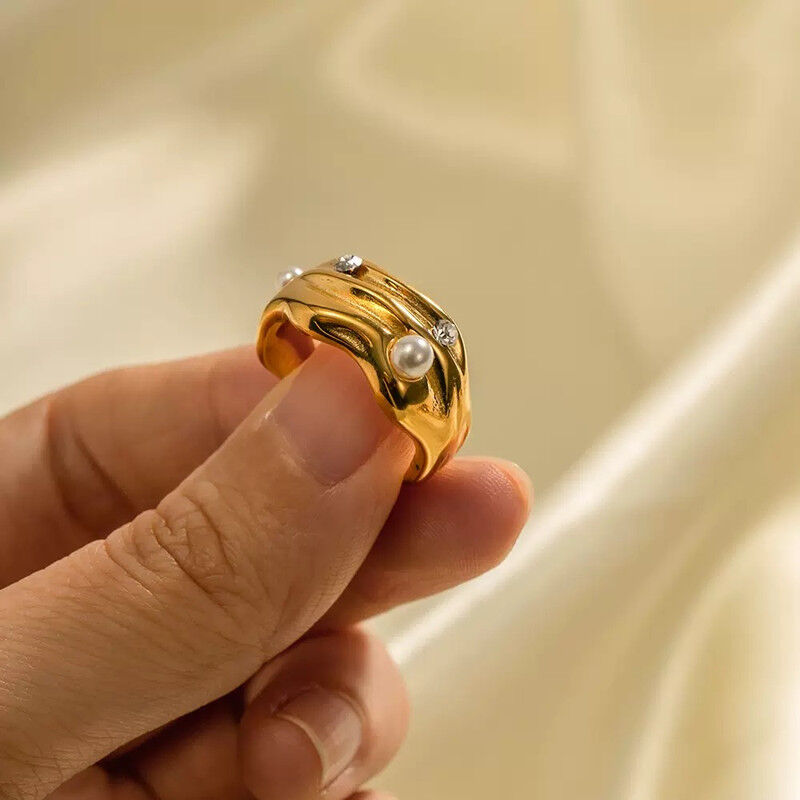 Bague Plaqué Or Rgn072