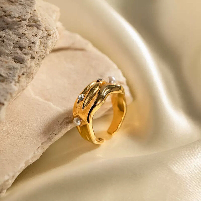 Bague Plaqué Or Rgn072 thumbnail 4