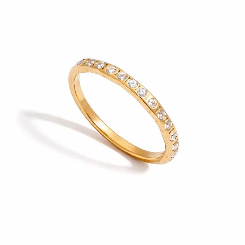 Bague Plaqué Or Rgn090