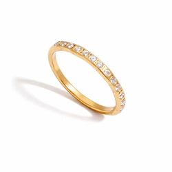 Bague Plaqué Or Rgn090