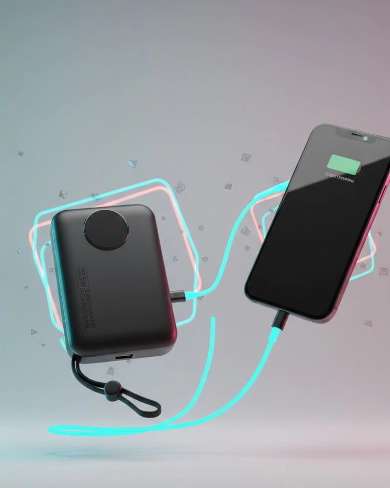 Power Bank 20000mAh 22.5W – Batterie Externe Charge Rapide Haute Performance