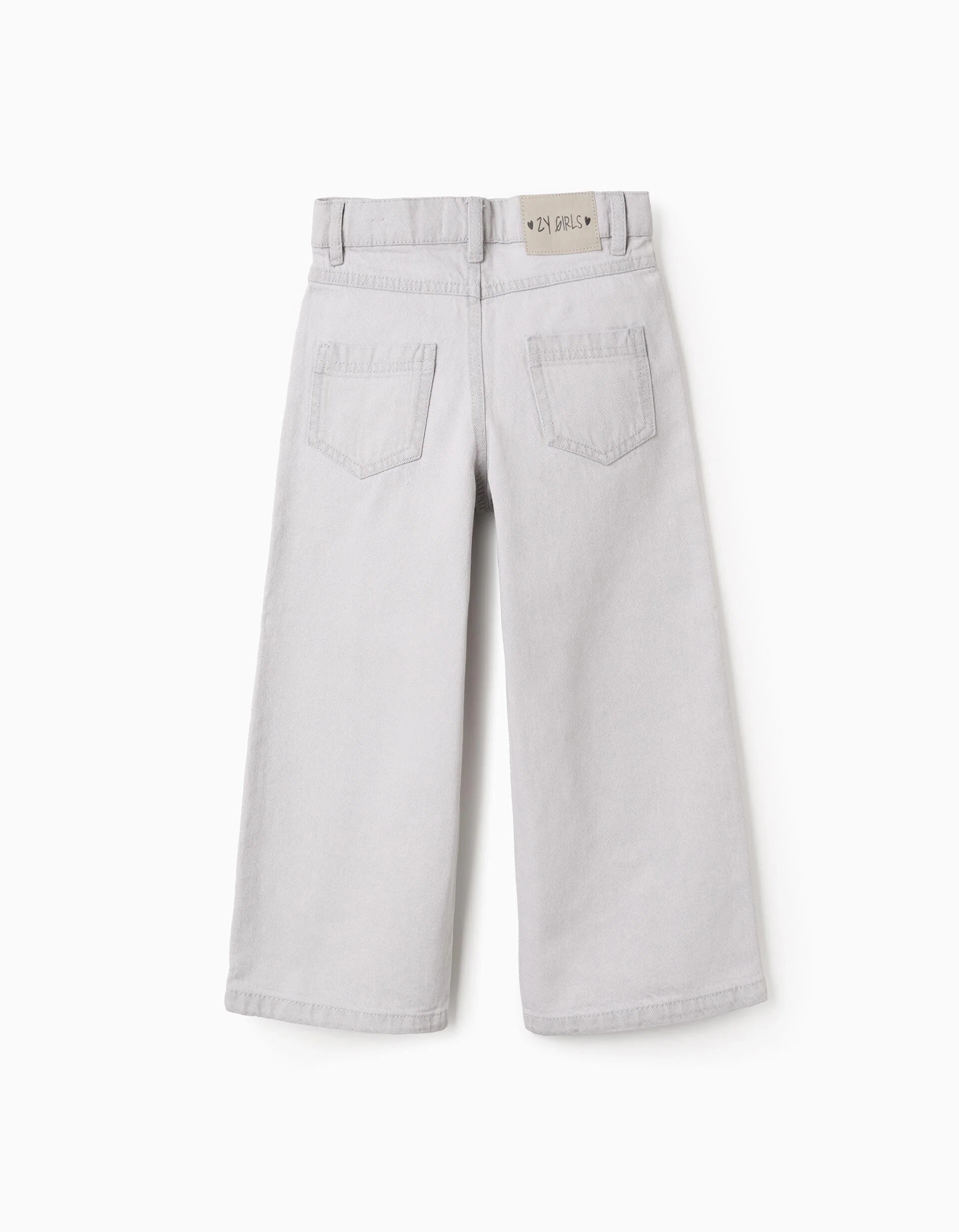 Jean En Coton Gris À Imprimé Paillettes Étoiles Et Lune Pour Filles thumbnail 3