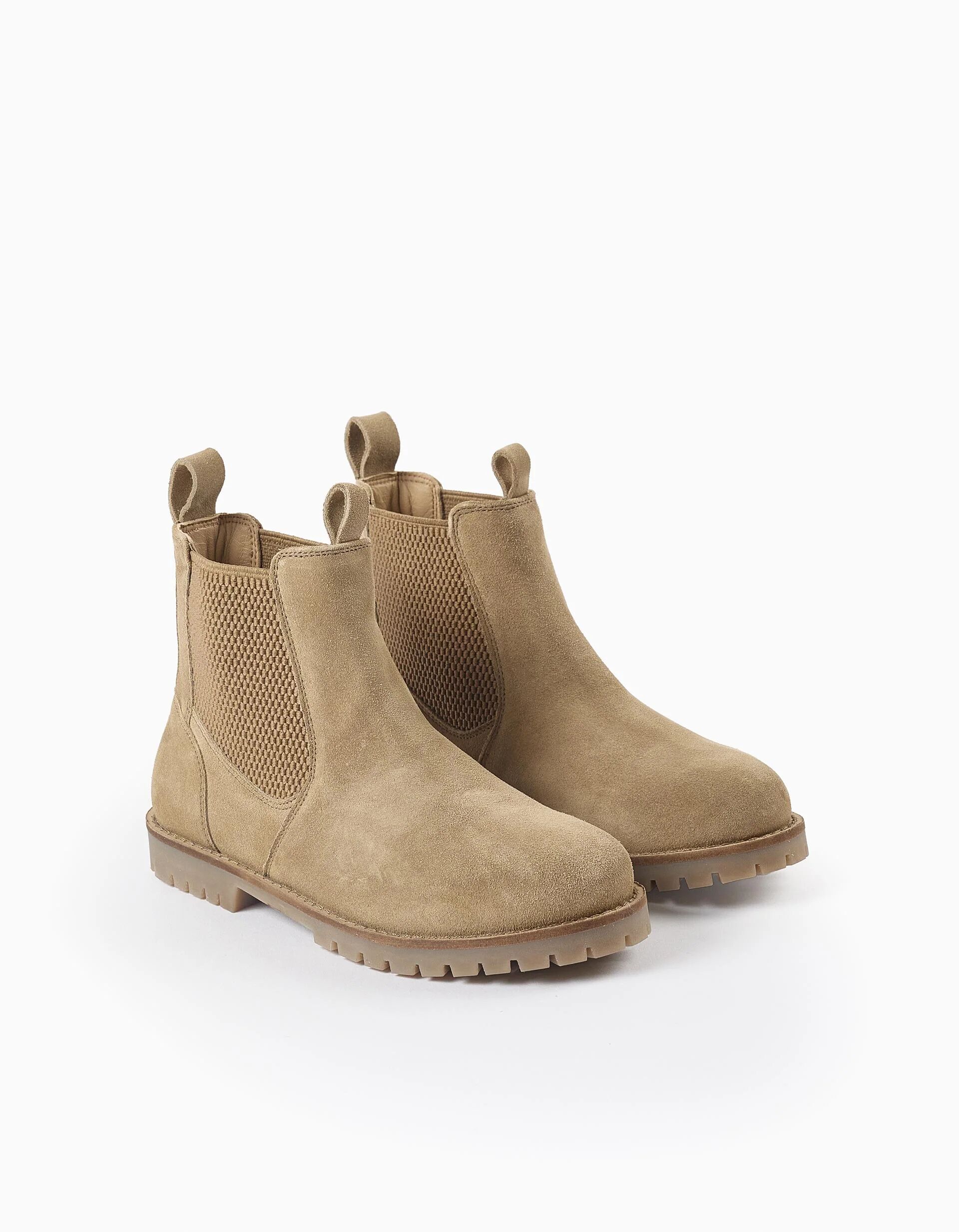 Bottes Chelsea En Cuir Nubuck