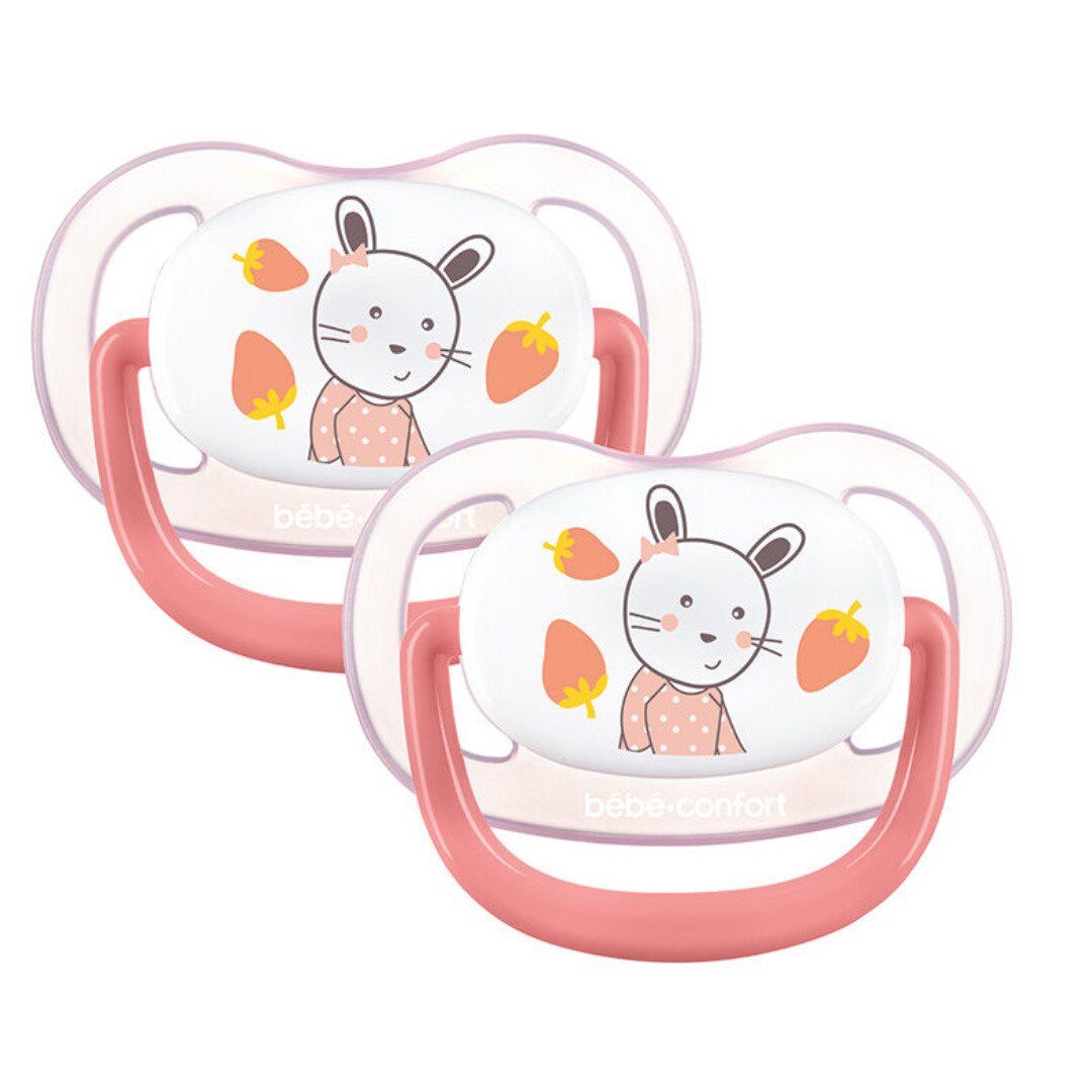 Sucette Physio Air 6-18m The Gardener Rose & Blanc