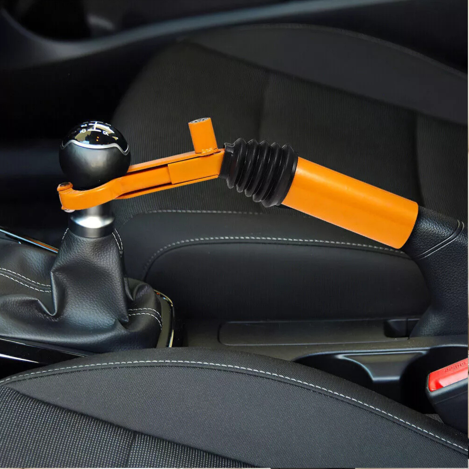 Antivol Robuste Pour Levier De Vitesse Et Frein À Main, Verrou De Sécurité Rotatif thumbnail 3