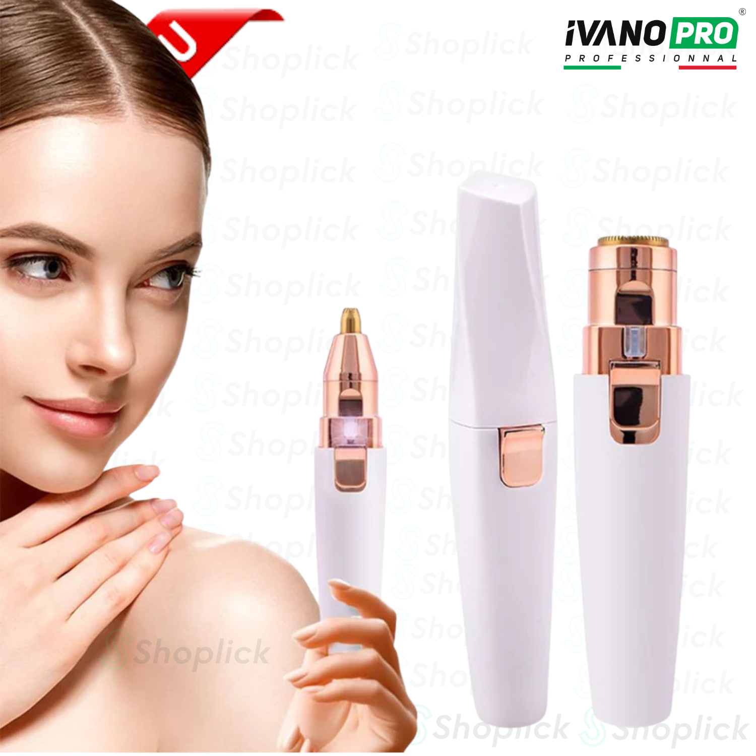 Rasoir Électrique Femme, Épilateur Usb Rechargeable 2 En 1 thumbnail 4