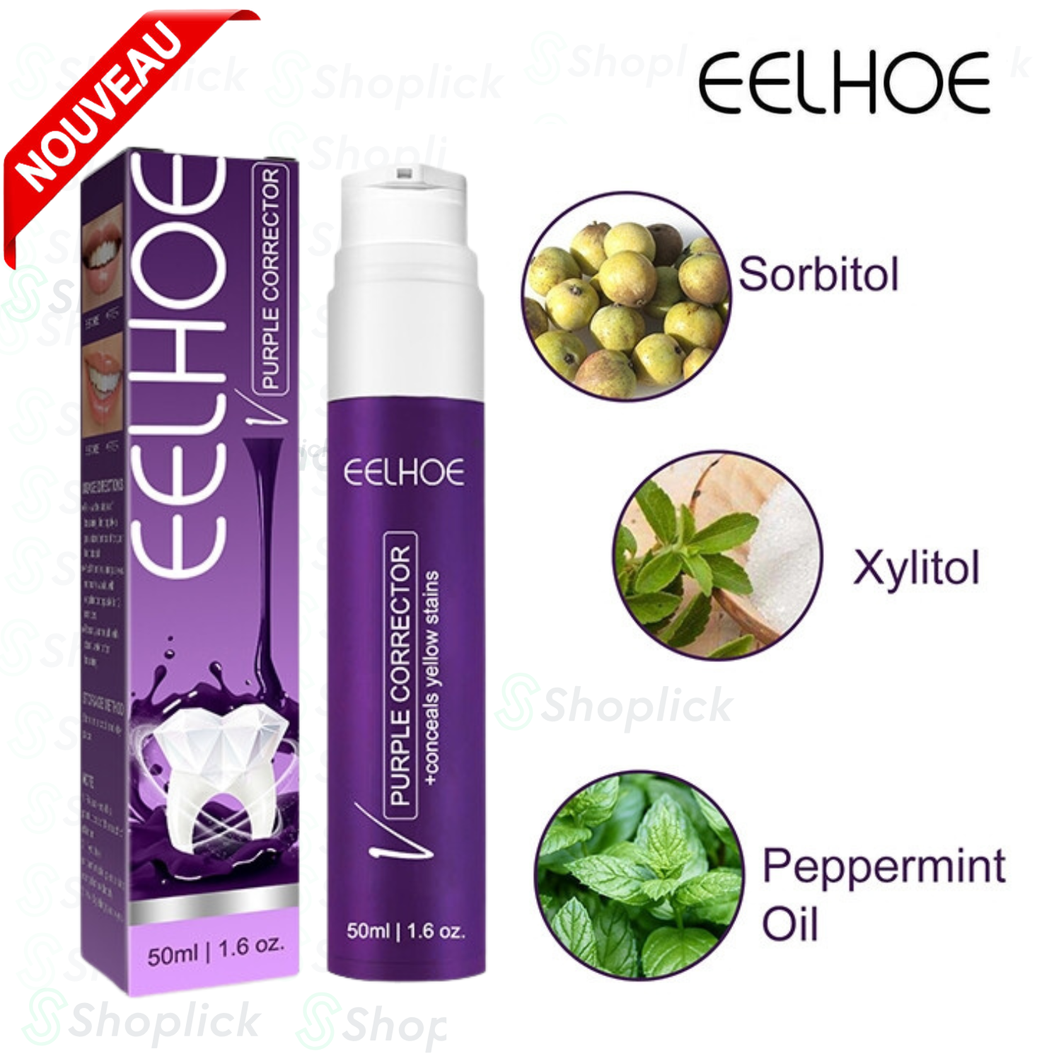 Dentifrice Violet Pour Blanchir Les Dents