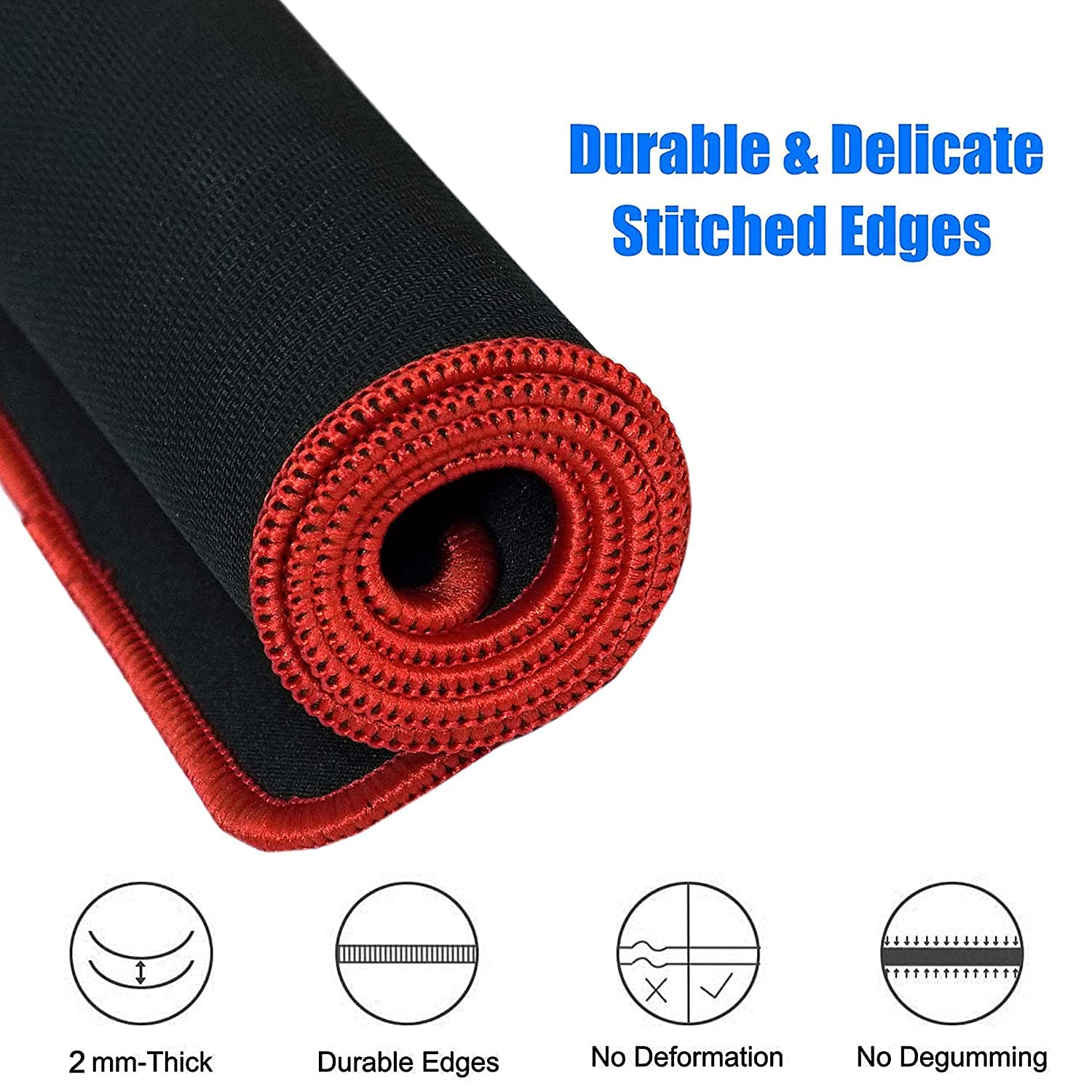 Tapis Gamer Géant 900 X 400 Mm – Idéal Pour Clavier Et Souris thumbnail 3