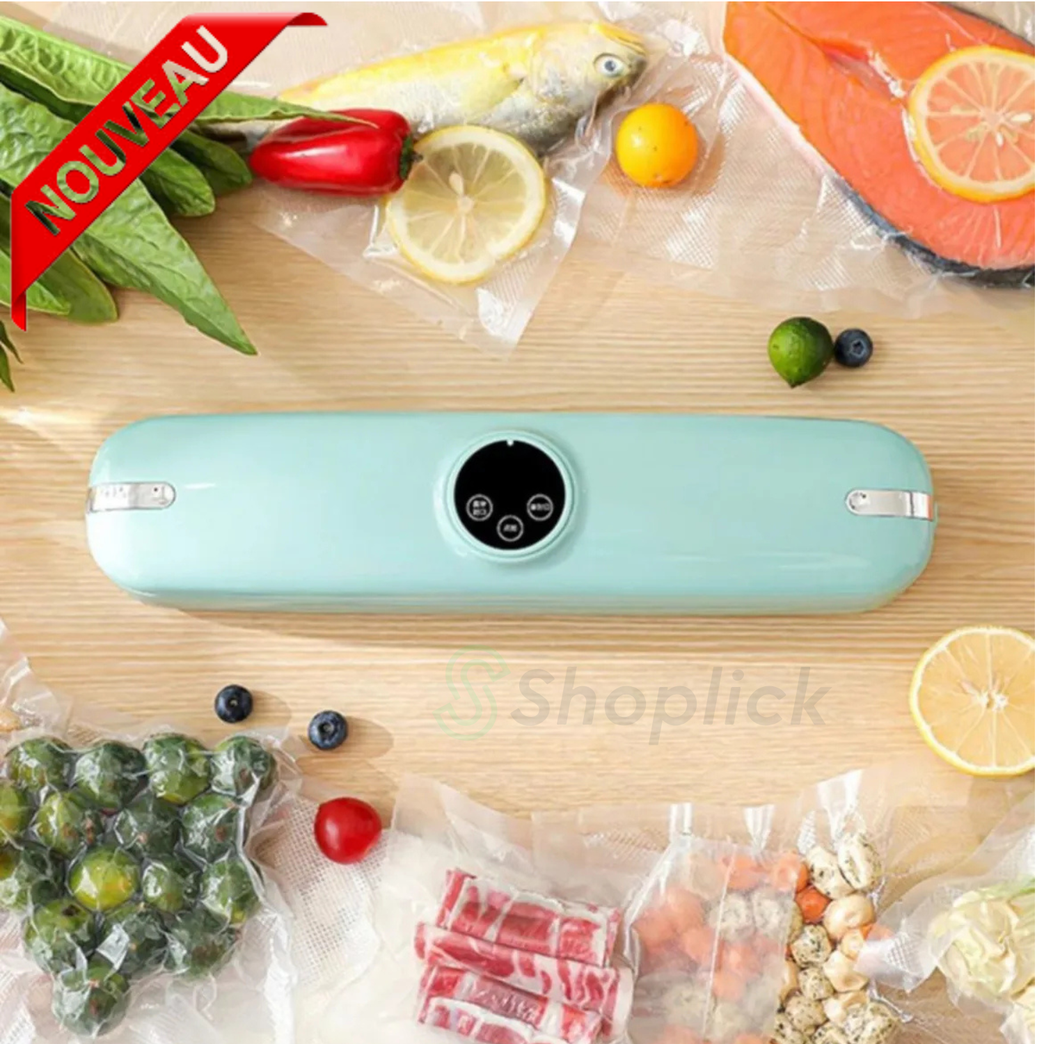 Machine Sous Vide Automatique Avec Écran – Idéale Pour Aliments Et Conservation Longue Durée ( Couleur aléatoire ) thumbnail 2