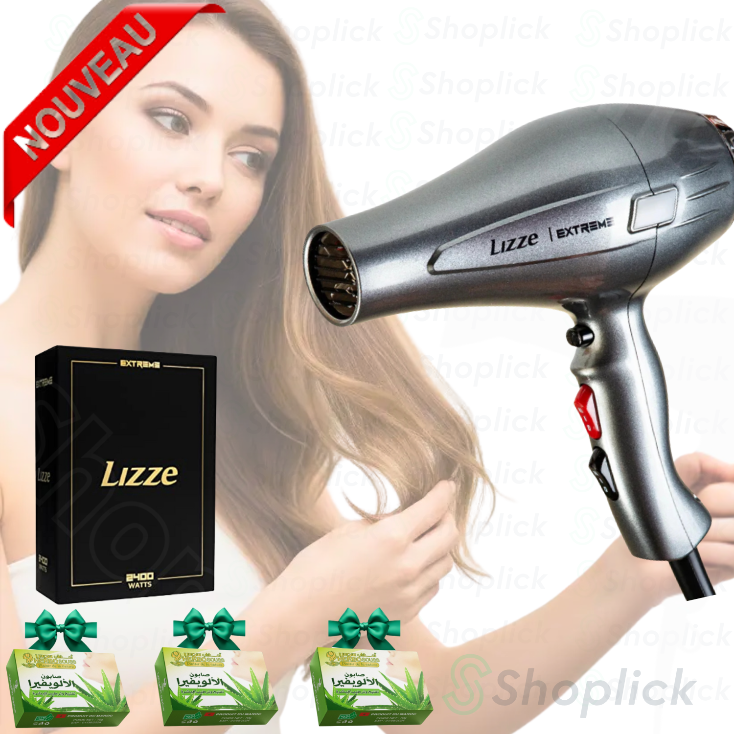 Sèche-cheveux Professionnel Lizze Extrême 2400 W