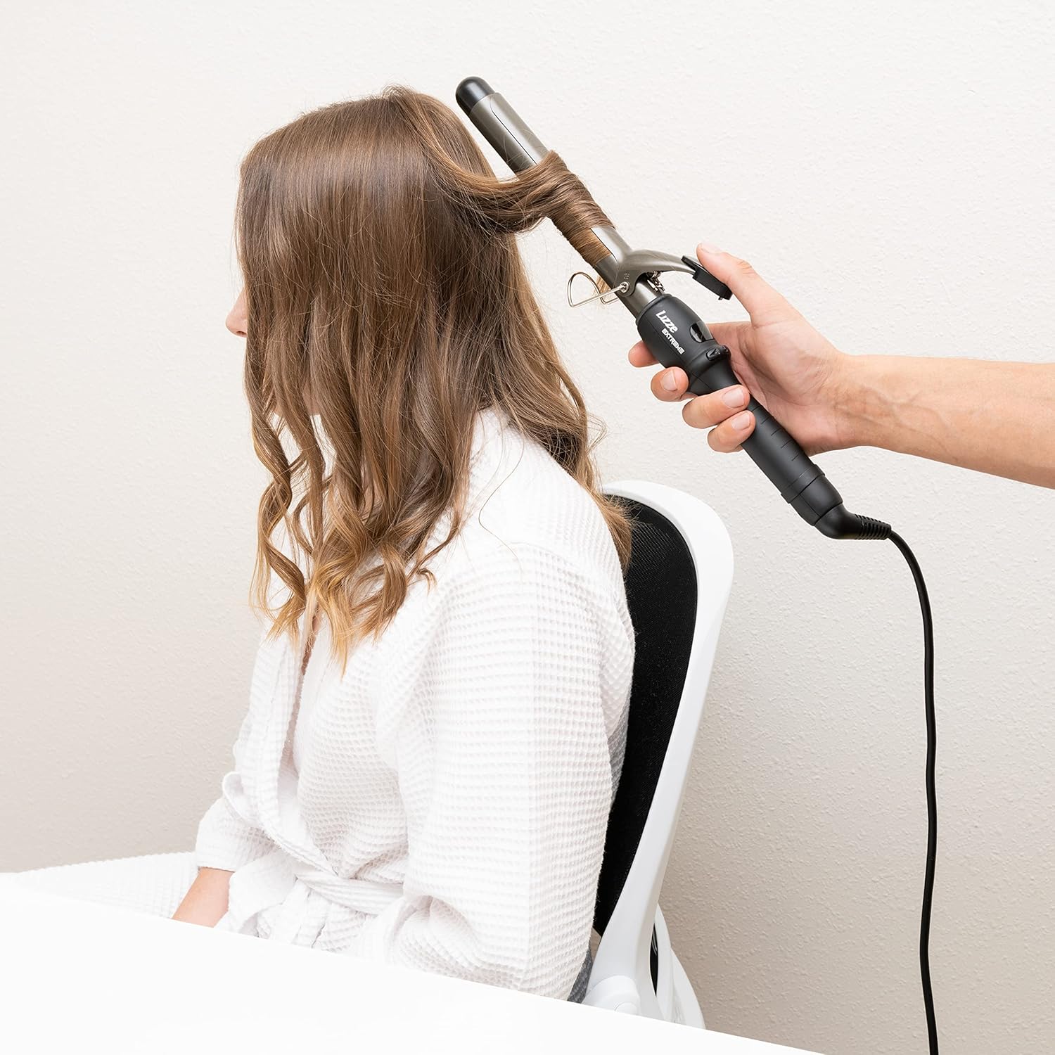 Lisseur Cheveux Fer À Friser Modeleur Lizze Modèle Extrême Température Numérique Réglable Jusqu'à 450 ° F-230 ° C thumbnail 4