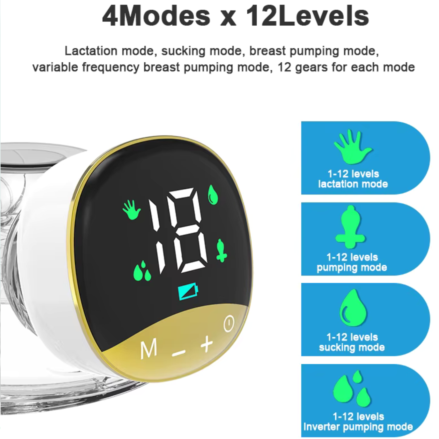 Tire Lait Electrique Portable Aspiration Automatique Biberons 180 Ml Unique Bébé Allaitement Maternel Tire-lait