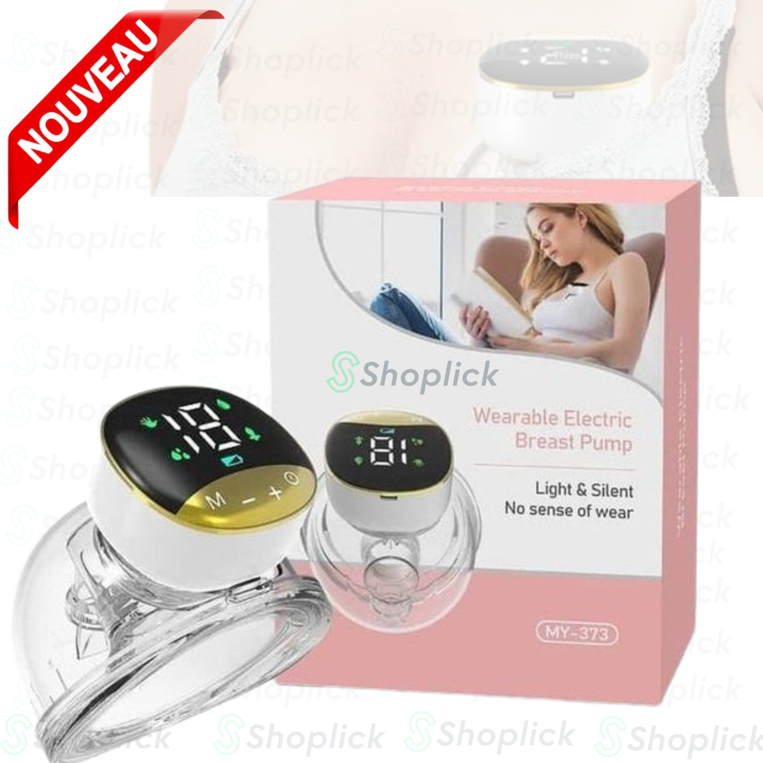 Tire Lait Electrique Portable Aspiration Automatique Biberons 180 Ml Unique Bébé Allaitement Maternel Tire-lait thumbnail 3