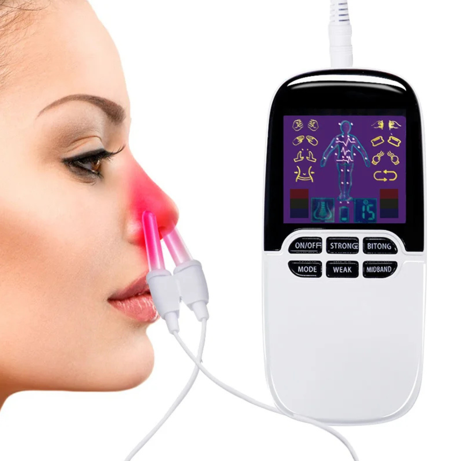 Masseur Électronique De Thérapie Numérique À 8 Modes, Soulagement De La Douleur thumbnail 3