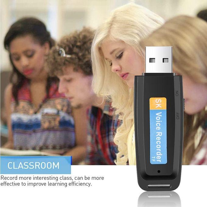 Mini Enregistreur Vocal Numérique Hd Rechargeable Par Usb