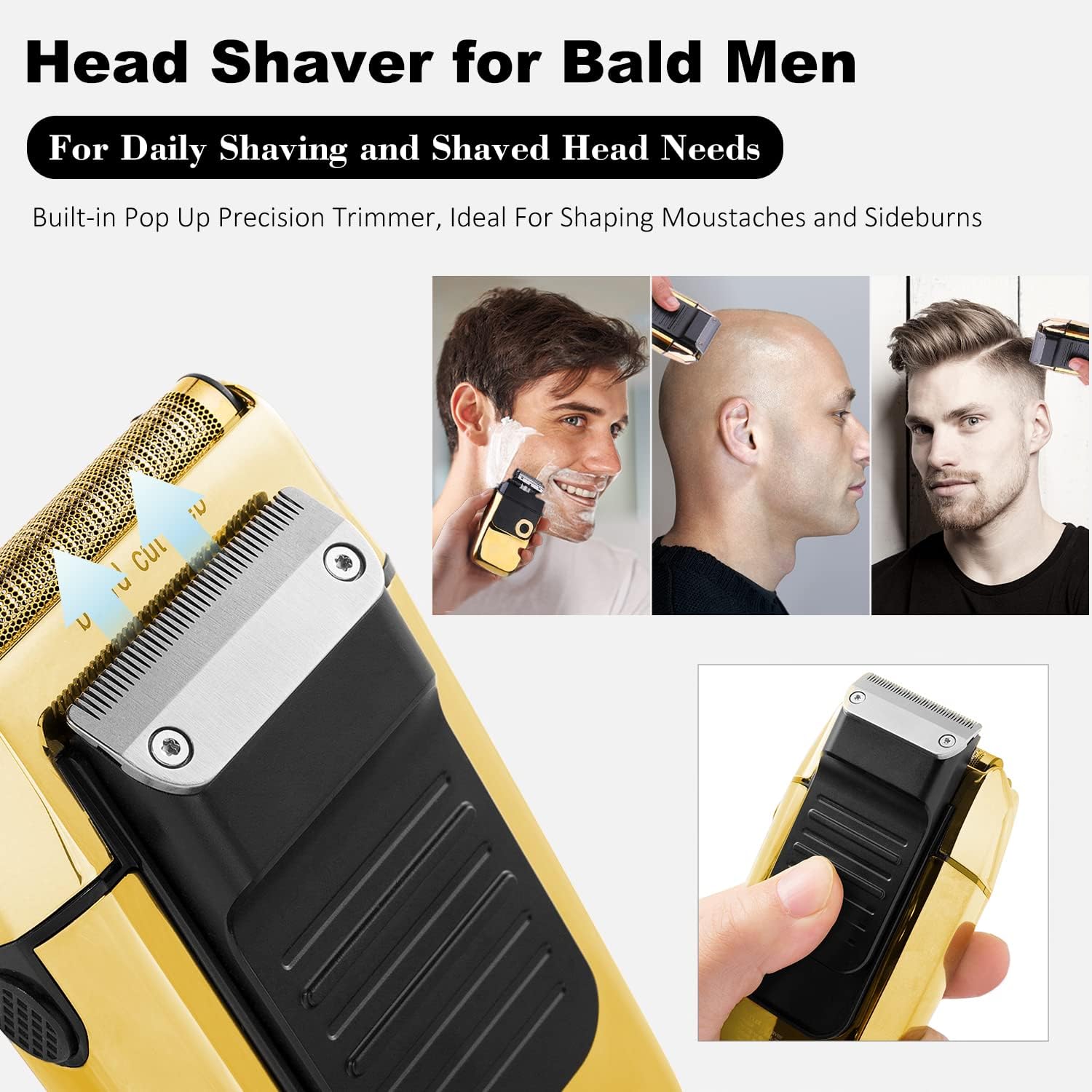 Rasoir Pour Hommes Avec Tondeuse De Précision , Tondeuse À Barbe thumbnail 3