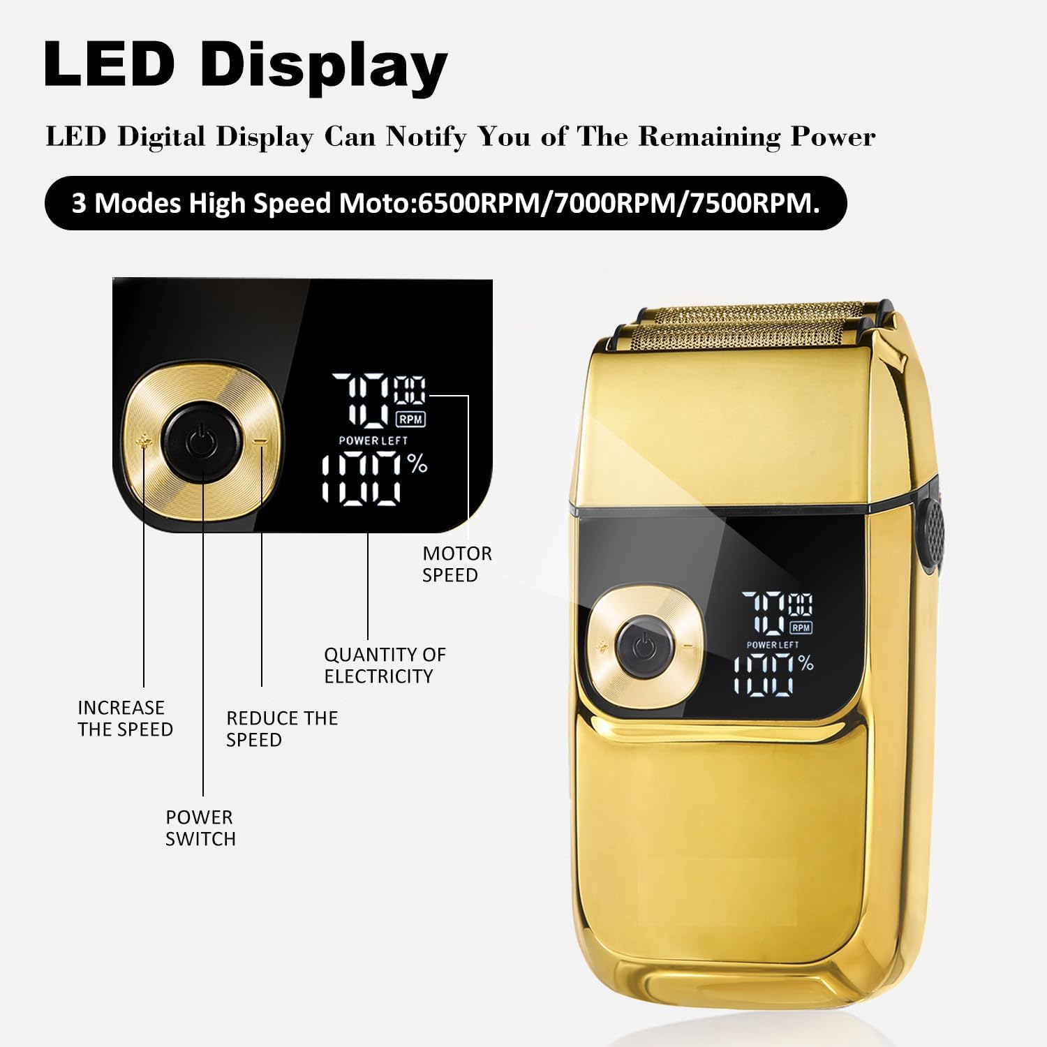 Rasoir Pour Hommes Avec Tondeuse De Précision , Tondeuse À Barbe thumbnail 4