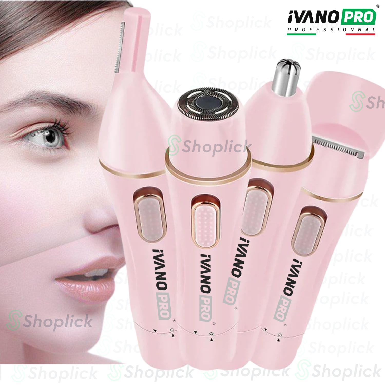 Rasage Électrique 4 En 1, Tondeuse À Sourcils Pour Femmes thumbnail 3