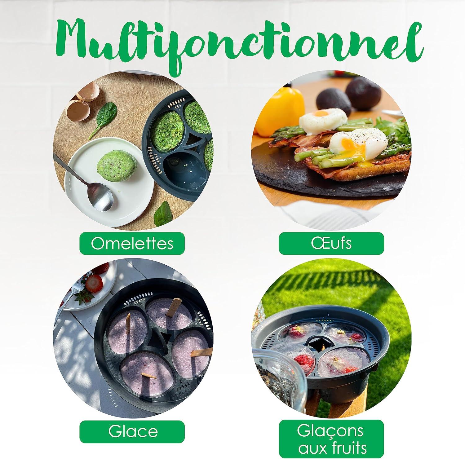 Cuiseur À Œufs 4 En 1 Pour Thermomix – Cuisson Vapeur Facile Et Rapide