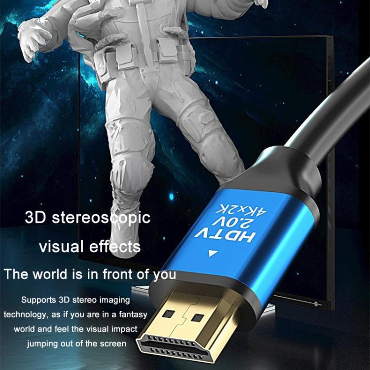 Cable Hdmi 10m Vers Hdmi 2.0 4k 3d Premium Plaqué Or 2160p 24k thumbnail 2