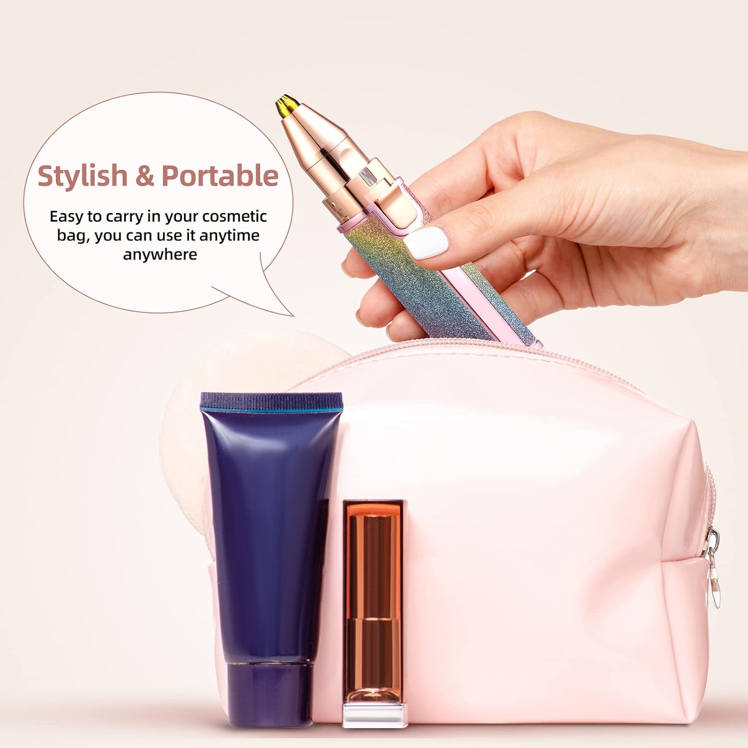 Rasoir Électrique Femme - Épilateur Usb Rechargeable 2 En 1